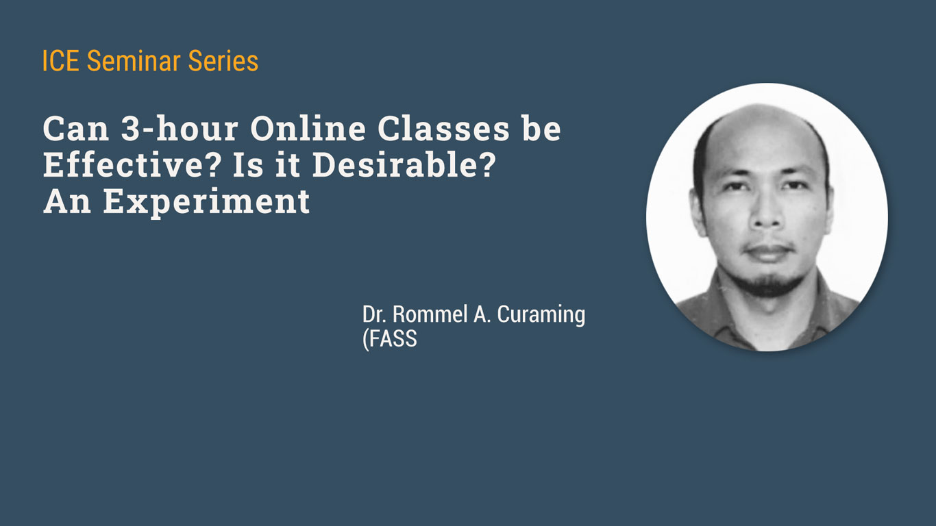 Read more about the article Seminar on Long Online Classes